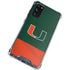 University of Miami Hurricanes Flag Galaxy S20 FE Clear Case